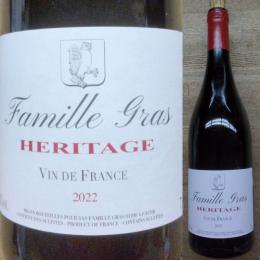 エリタージュ　2022年　イヴ•グラ　フランス　赤　V.D.F.   750ml